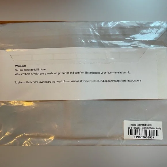 NEW Sweave Gray Standard Queen Egyptian Cotton Pillow Cases Set of 2 - Picture 6 of 6